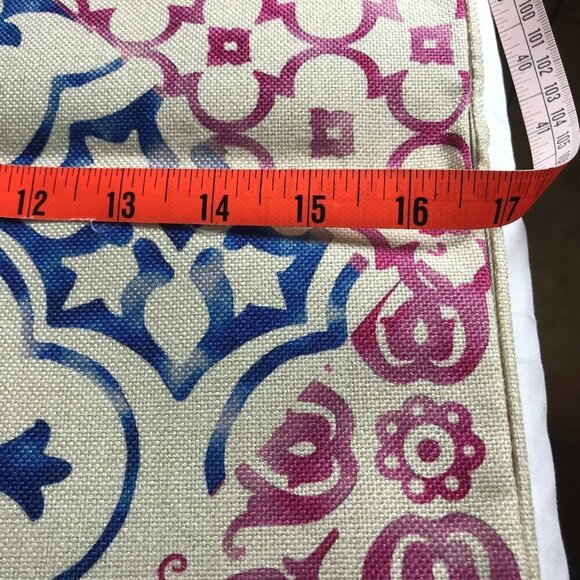 NWOT Pillow Cover for 16"x16" pillow.  Burlap look fabric.  Accent decoration - Picture 8 of 9